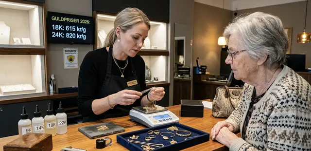 Sälja guld 2026: Så får du bästa priset per gram